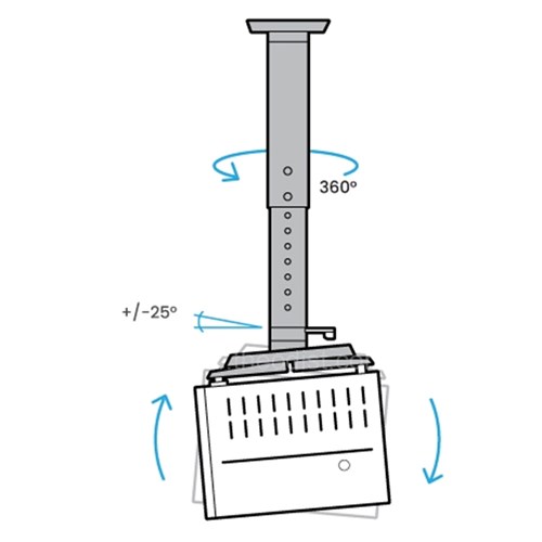 BenQ CM00G3 Universal Ceiling Mount BQUNIWALLMT_3 - Theodist