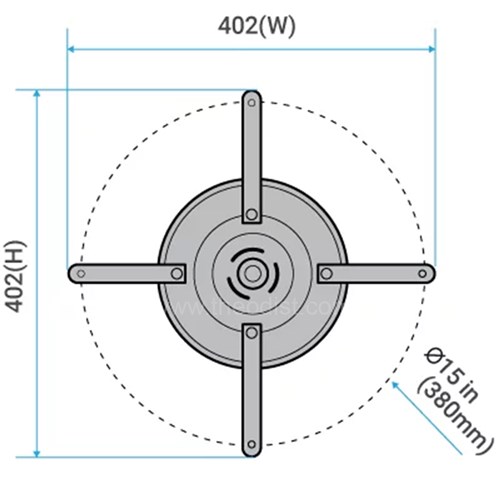 BenQ CM00G3 Universal Ceiling Mount BQUNIWALLMT_4 - Theodist