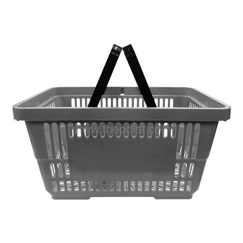 Bexly BX2200 Shopping Basket with Handles 22L_Grey - Theodist