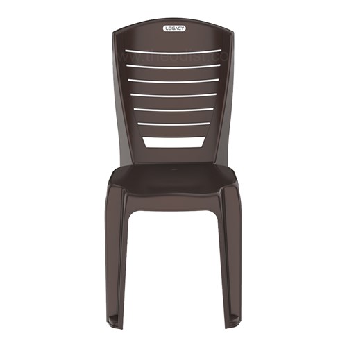 Plastic Chair Armless CH4025_BRN - Theodist