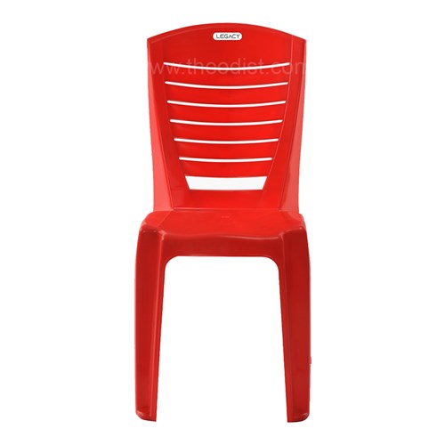 Plastic Chair Armless CH4025_RED - Theodist