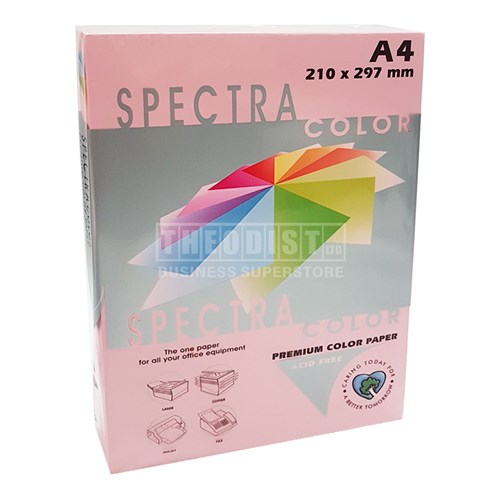 Spectra CP4730 Premium A4 Color Paper 500 Sheets_Pink - Theodist