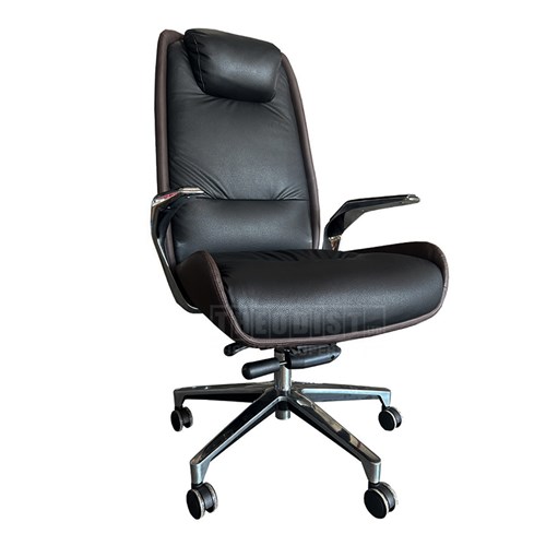 Executive Chair D8529A High Back Brown_1 - Theodist