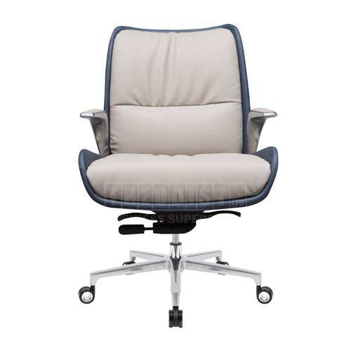 Executive Chair D8529B Medium Back Blue - Theodist