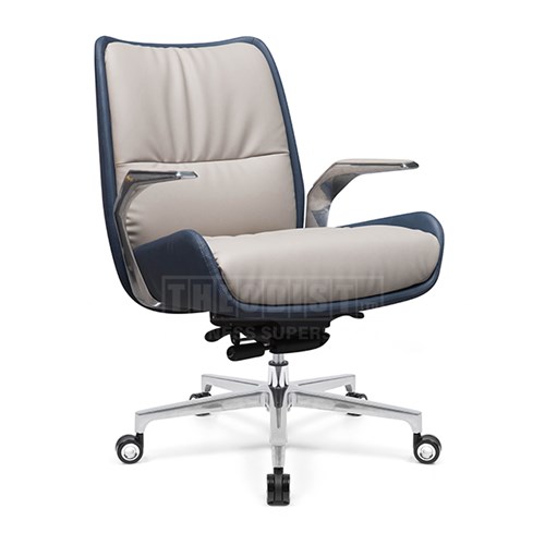 Executive Chair D8529B Medium Back Blue_1 - Theodist