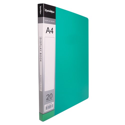 DataMax D87020 Display Book A4 Insert Cover 20 Pocket_GRN - Theodist