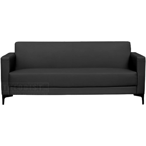 Sofa DA10983 Three Seater Black 1770x740x730mm - Theodist