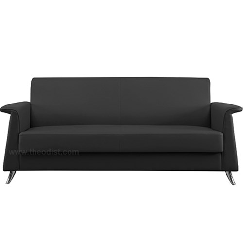 Sofa DA60033 Normal Seating 3 Seaters Black 1910x780x830mm - Theodist