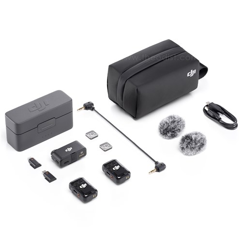 DJI Mic 2 Kit Dual Microphone Digital Wireless with Charging Case - DJIMIC2-2TX1RXCS_5 - Theodist