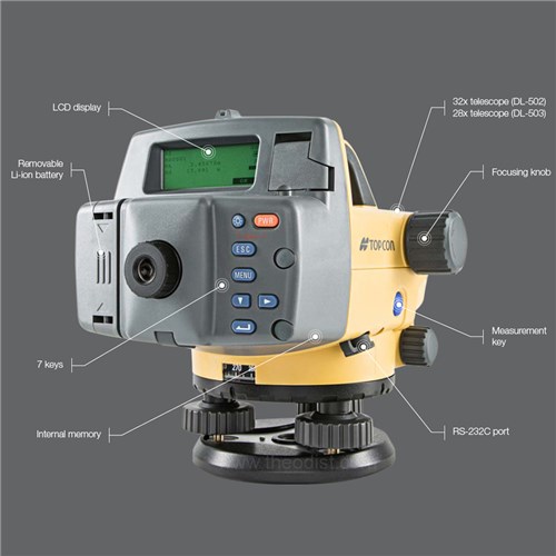 Topcon DL-503 Digital Level in Case_2 - Theodist