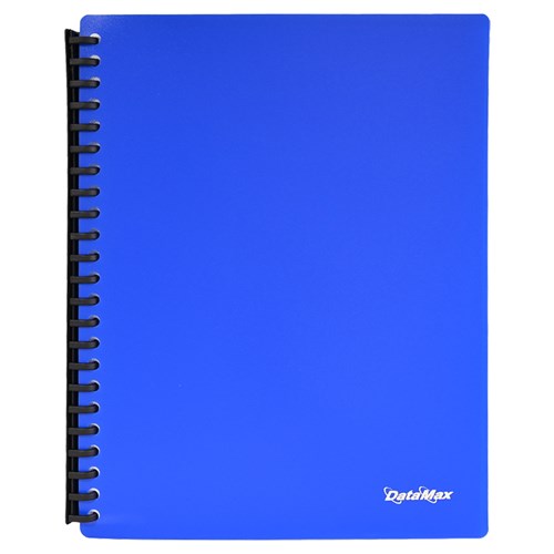 DataMax DM23A4 Display Book A4 Refillable 20 Pockets/ 40 Pages Clear_BLU - Theodist