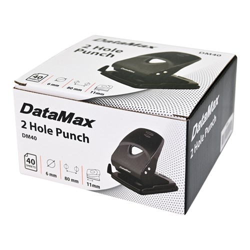 DataMax DM30 2 Hole Punch 30 Sheets Black_1 - Theodist