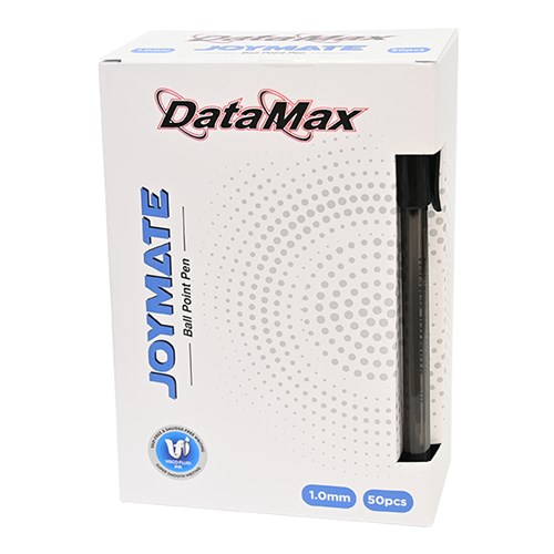 DataMax Joymate Ballpoint Pen 1.0mm, Black 50 Pack - Theodist