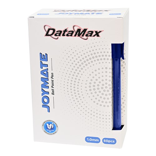 DataMax Joymate Ballpoint Pen 1.0mm, Blue 50 Pack - Theodist