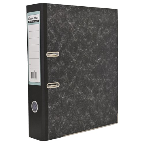 DataMax DM5550 Lever Arch File Foolscap Deluxe Board Black Mottled_1 - Theodist