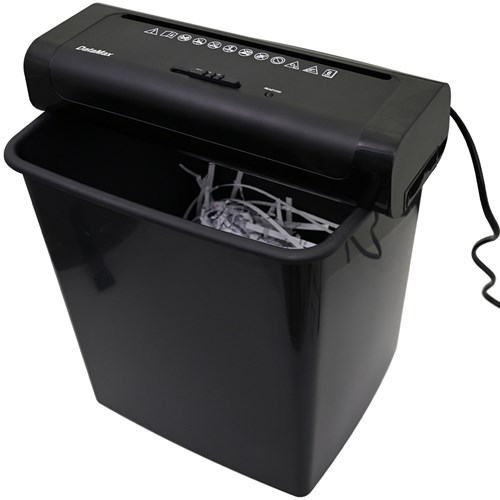 DataMax DM601 Paper Shredder Strip Cut A4 6 Sheets_2 - Theodist