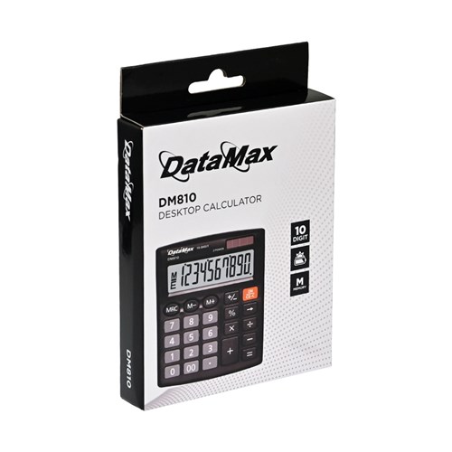 DataMax DM810 Desktop Calculator 10 Digit 2 Power - Theodist 