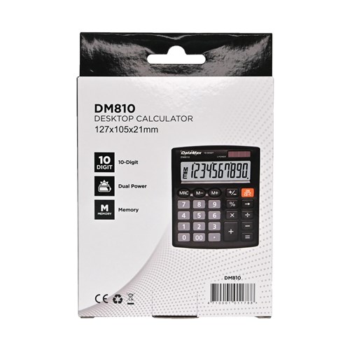 DataMax DM810 Desktop Calculator 10 Digit 2 Power_1 - Theodist 