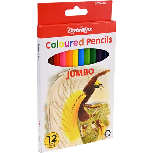 DataMax DM82812 Jumbo Colored Pencils 12 Pack_1 - Theodist