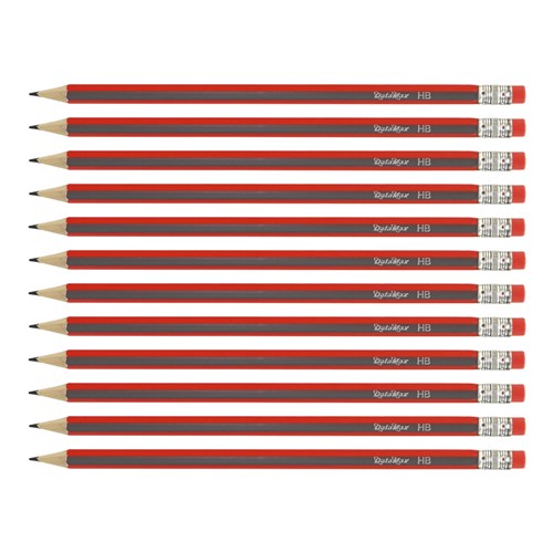 DataMax DM9012 Graphite Pencils HB with Eraser 12 Pack_1 - Theodist