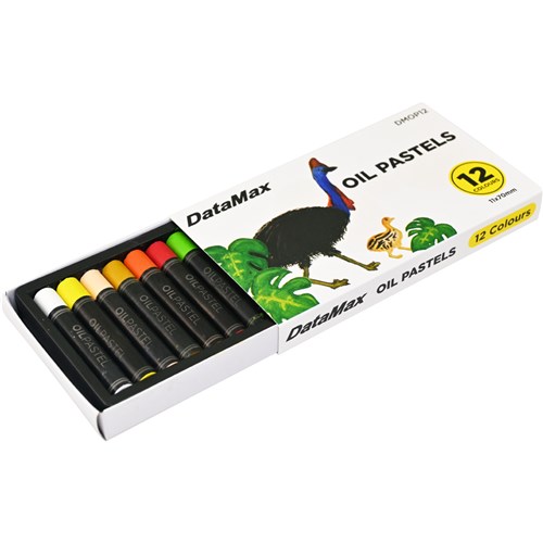 DataMax DMOP12 Oil Pastels 12 Colours_1 - Theodist