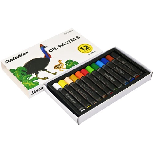 DataMax DMOP12 Oil Pastels 12 Colours_2 - Theodist