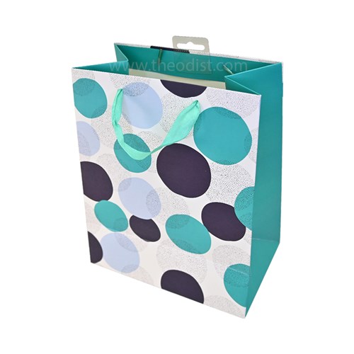 Artwrap E7275 Paper Gift Bag Male Spots Medium Size 177x103x230mm - Theodist