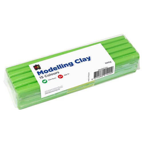 Educational ERM500 Colours Modelling Clay 500g_Green - Theodist