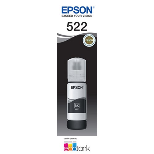 Epson T522 Black Ink in Bottle for ET-2810 C13T00M192 - Theodist