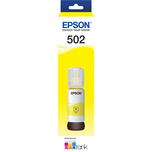 Epson T502 Yellow Ink in Bottle for ET-2850 C13T03K492 - Theodist