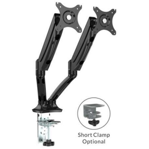 Monitor Arm F7D Dual Basic Black 2-9Kg Clamp/Grommet_3 - Theodist