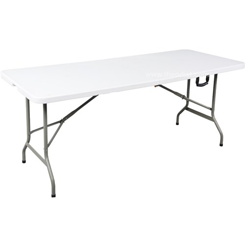 Folding Plastic Table FHT183 Rectangle 1800x750x740mm - Theodist