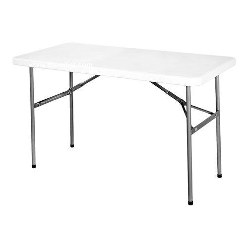 Folding Plastic Table FT122 Rectangle 1220x610x740mm - Theodist