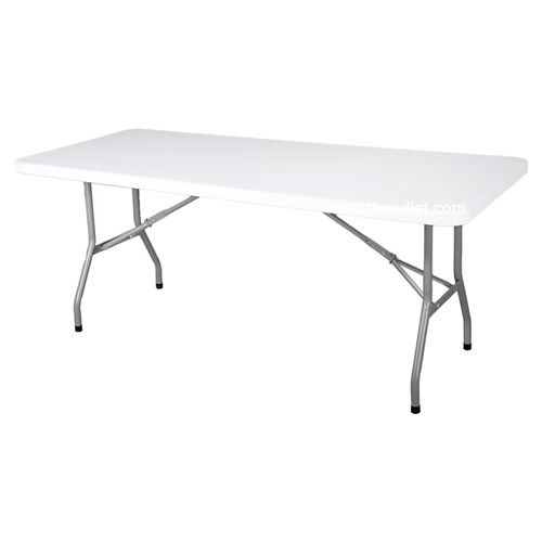 Folding Plastic Table FT183 Rectangle 1825x760x740mm - Theodist