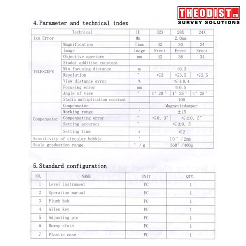 Geotek GEO32 Auto Level Survey Instrument_12 - Theodist