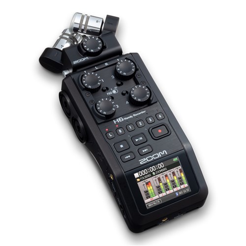 Zoom H6 Recorder Digital All Black_1 - Theodist