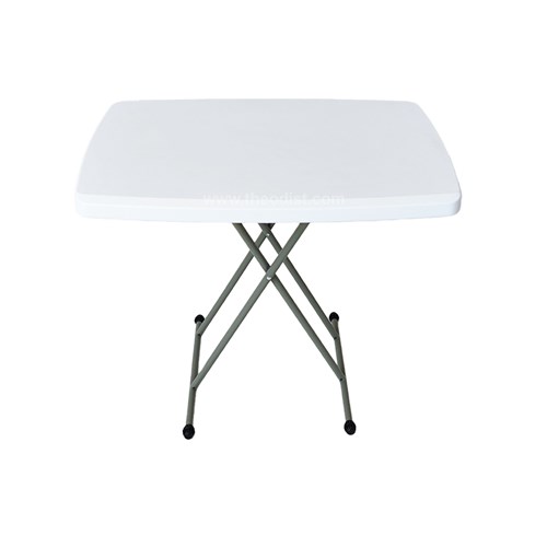 Folding Plastic Table HAT76 Rectangle 765x495x340-710mm_1 - Theodist