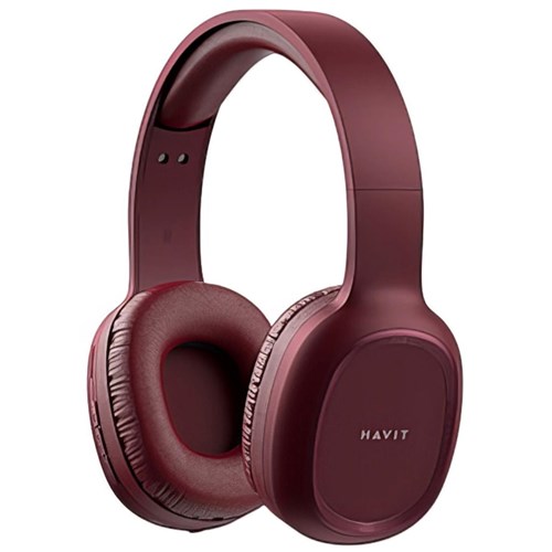 Havit H2590BT Pro Multi-Function Bluetooth Headphones_RED - Theodist