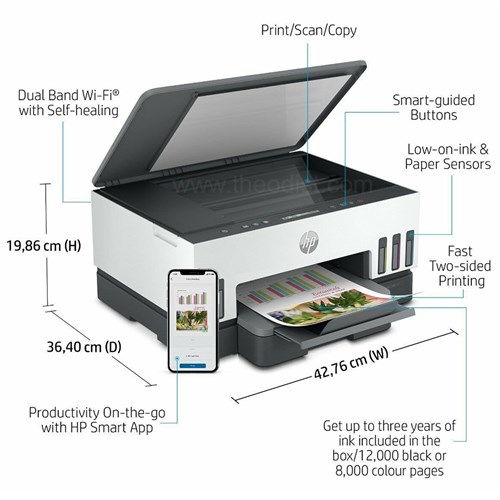 HP Smart Tank 7005 InkJet Printer Wireless Multi Function_5 - Theodist