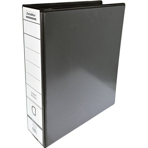 DataMax INS502 Insert Binder 50mm Spine 2 Rings_BLK - Theodist