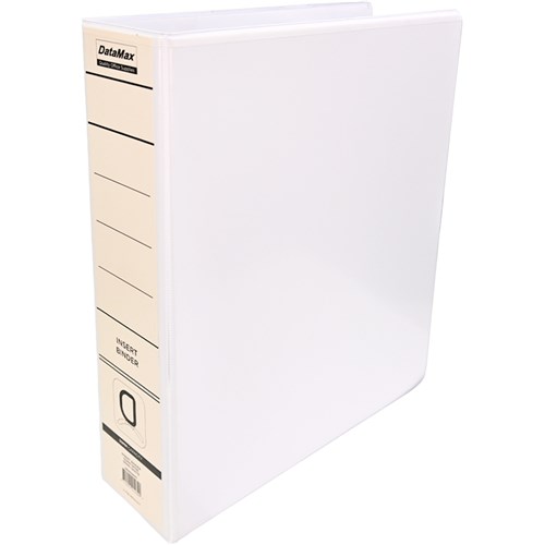 DataMax INS502 Insert Binder 50mm Spine 2 Rings_WHT - Theodist