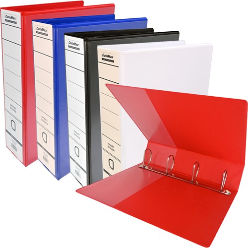 DataMax INS504 Insert Binder 50mm Spine 4 Rings_RED - Theodist