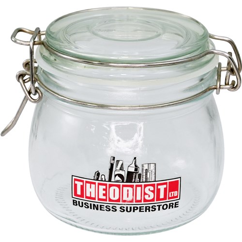 Theodist Clip Lock Glass Jar 500mL - Theodist