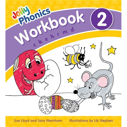 Jolly JL529 Phonics Workbook 2 - c k e h r m d - Theodist