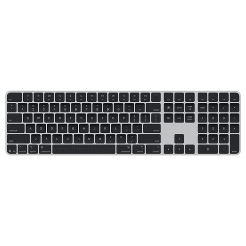 Apple Magic Keyboard with Touch Id Numeric Keypad for Mac Models Silicon Black Keys MXK83ZA - Theodist