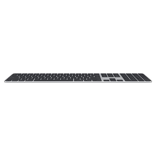 Apple Magic Keyboard with Touch Id Numeric Keypad for Mac Models Silicon Black Keys MXK83ZA_1 - Theodist