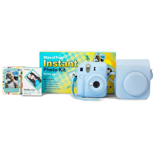 Fuji Instax Mini 12 Camera F-Bundle_BLU - Theodist