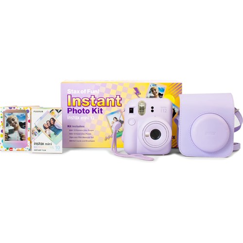 Fuji Instax Mini 12 Camera F-Bundle_PUR - Theodist