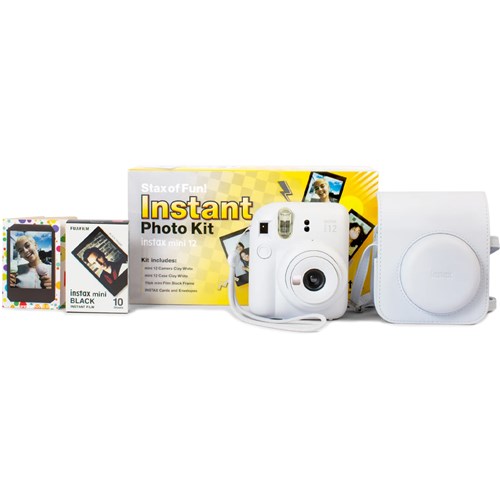 Fuji Instax Mini 12 Camera F-Bundle_WHT - Theodist