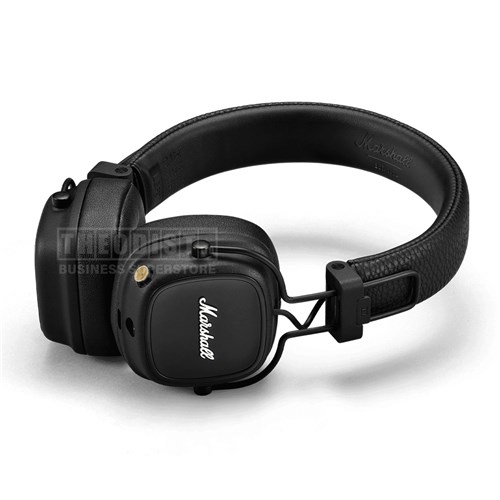Marshall Major IV Bluetooth Headphones Black - Theodist